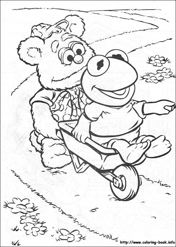 Muppet Babies coloring picture